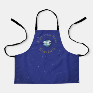 "Home Sweet Home Planet Earth" Kid's Apron