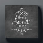 Home Sweet Home Plaque<br><div class="desc">Home Sweet Home Plaque by Enchanting Quotes. Makes a lovely housewarming gift!</div>