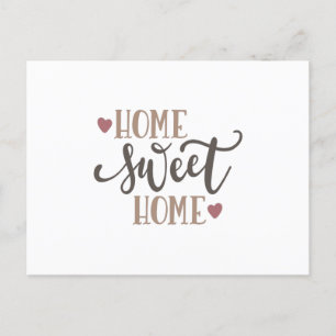 Home sweet home postcard