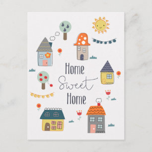 Home Sweet Home Postcard