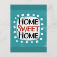 Home Sweet Home Postcard