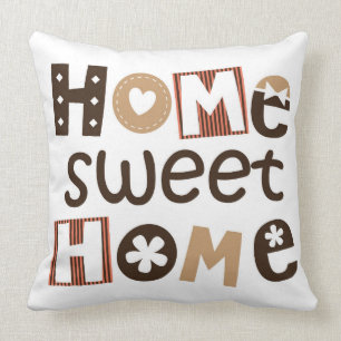 Home Sweet Home quote design Cushion