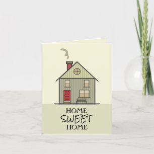 Home Sweet Home Quote House Card