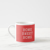 Home sweet home quote minimal coral 
