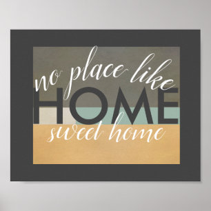 home sweet home quote  poster typography design