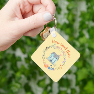 Home Sweet Home Real Estate Budget Marketing  Key Ring