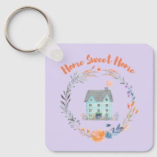 Home Sweet Home Realtor Closing Thank You Clients  Key Ring