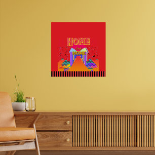 Home Sweet Home Red Poster