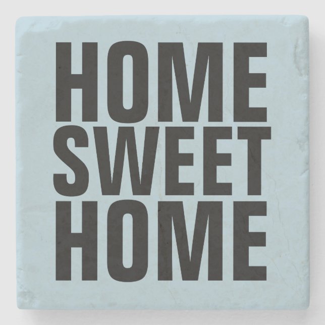 HOME SWEET HOME STONE COASTERS (Front)