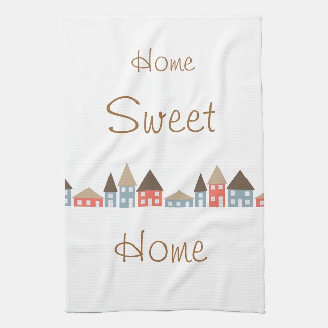 Home Sweet Home Tea Towel (Vertical)