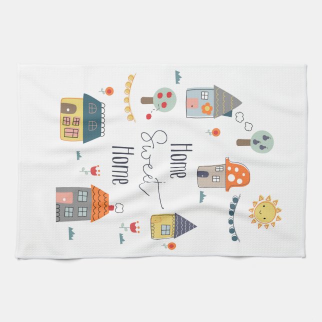 Home Sweet Home Tea Towel (Horizontal)