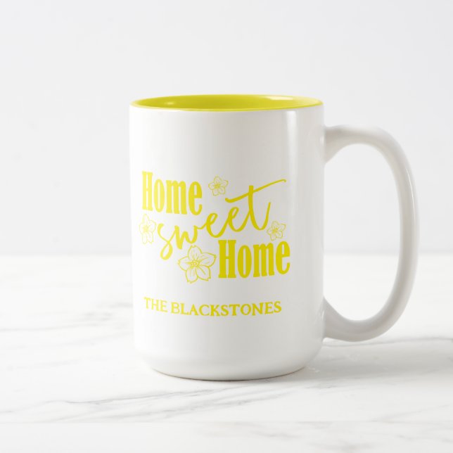 Home Sweet Home Two-Tone Coffee Mug (Right)