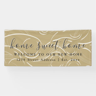 Home Sweet Home Welcome Housewarming Party Banner