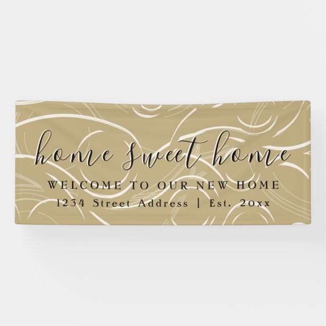 Home Sweet Home | Welcome Housewarming Party Banner (Horizontal)