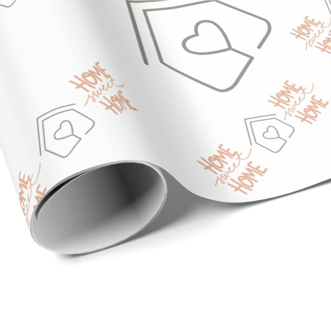 Home Sweet Home  Wrapping Paper (Roll Corner)