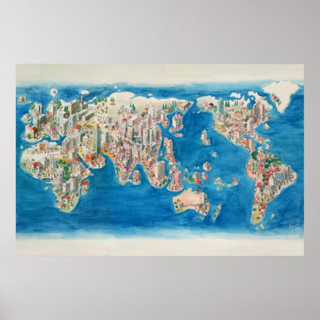 Home Sweet Homes - The Global Village Urbanises Poster (Front)