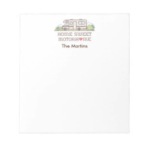 Home Sweet Motor Home Notepads