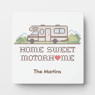 Home Sweet Motor Home Plaque
