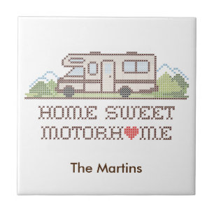 Home Sweet Motor Home Tile