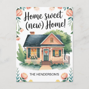Home Sweet New Home Change of Address Postcard