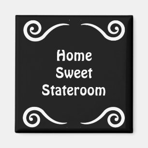 Home Sweet Stateroom Door Marker Magnet