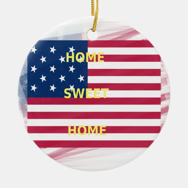 Home Swet Home Ceramic Tree Decoration (Front)