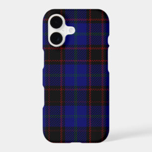 Home tartan blue black plaid