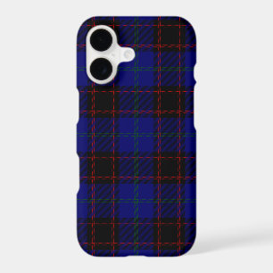 Home tartan blue black plaid