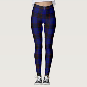 Home tartan plaid leggings