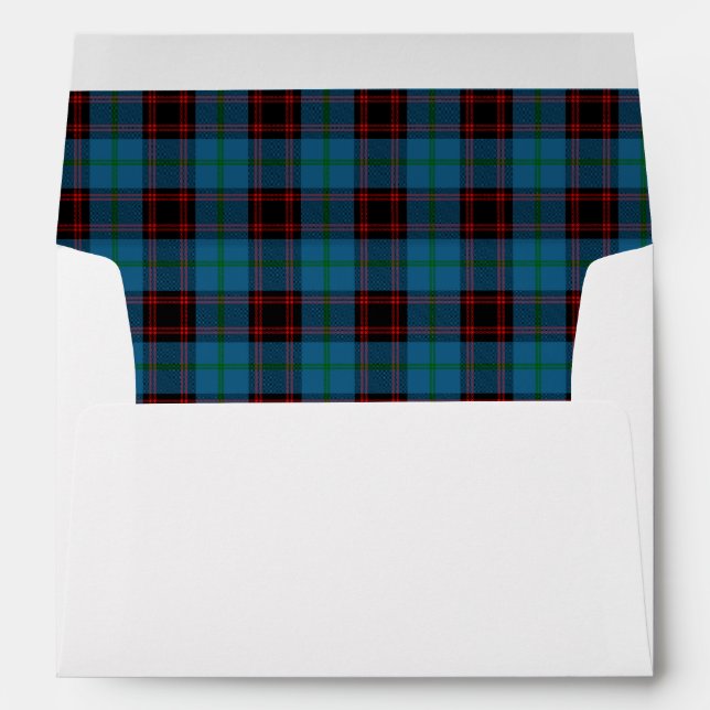 Home Tartan Wedding Envelopes (Back (Bottom))