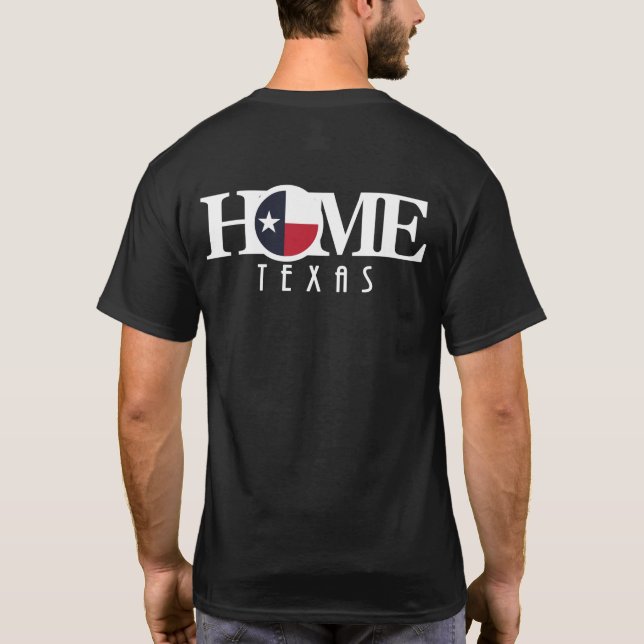 HOME Texas (long text) T-Shirt (Back)