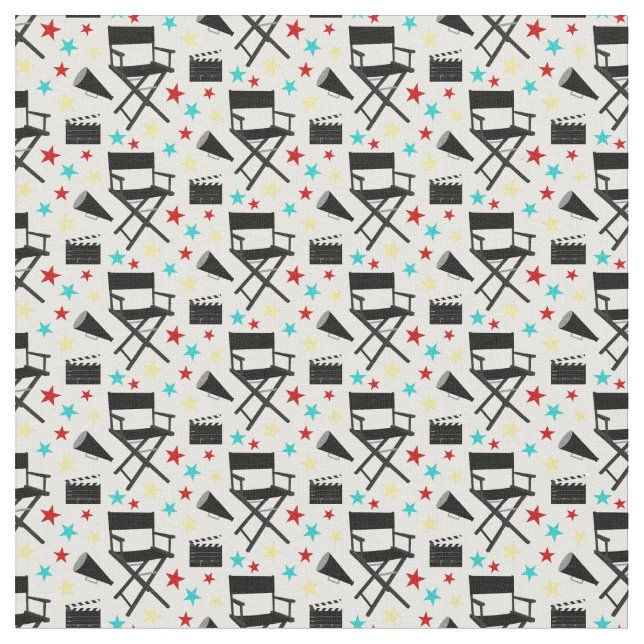 Home theatre mixed movie pattern material fabric (Close Up)