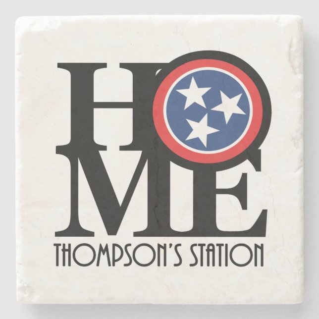 HOME Thompson's Station Stone Coaster (Front)