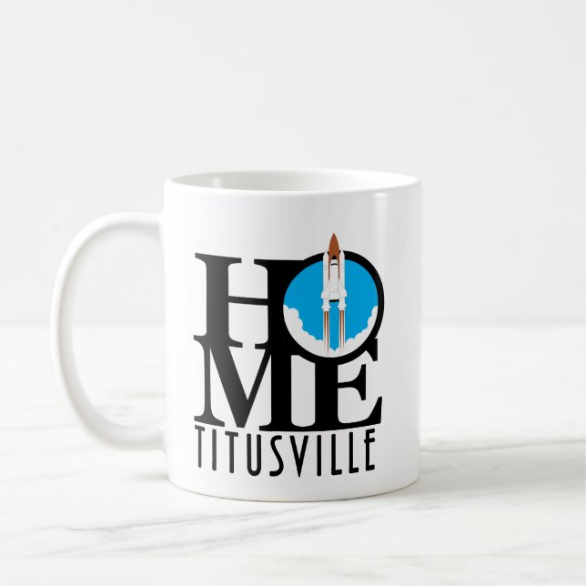 HOME Titusville Shuttle 11oz Coffee Mug (Left)