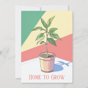 Home to Grow house plant New Address Announcement