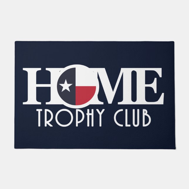 HOME Trophy Club Texas Doormat (Front)