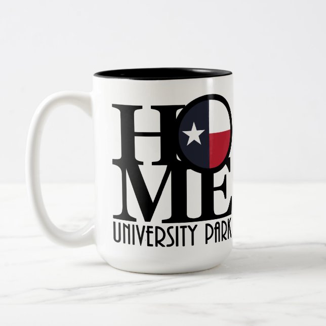HOME University Park 15oz Two-Tone Coffee Mug (Left)