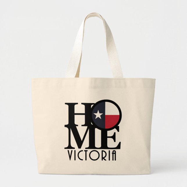 HOME Victoria Texas Large Tote Bag (Front)