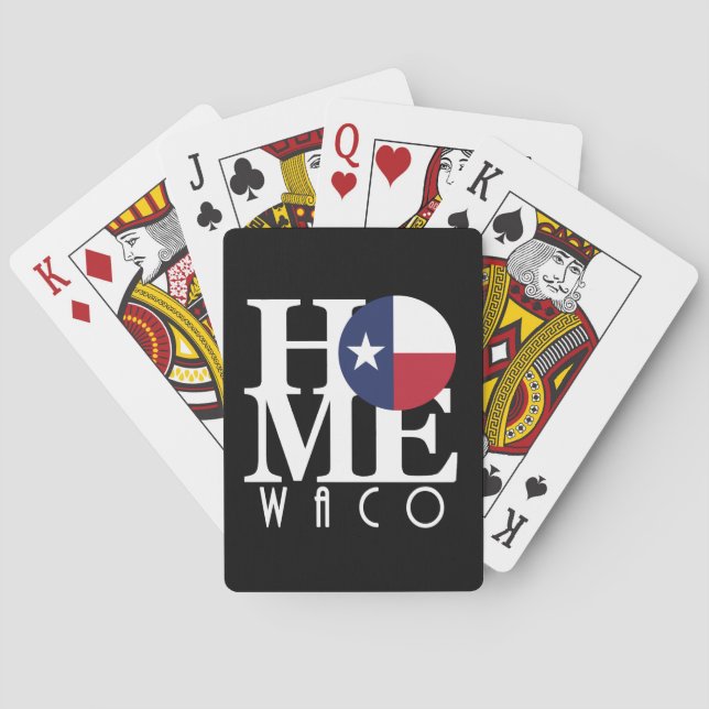 HOME Waco Texas Playing Cards (Back)
