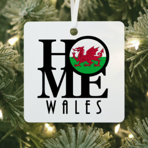 HOME Wales Metal Tree Decoration