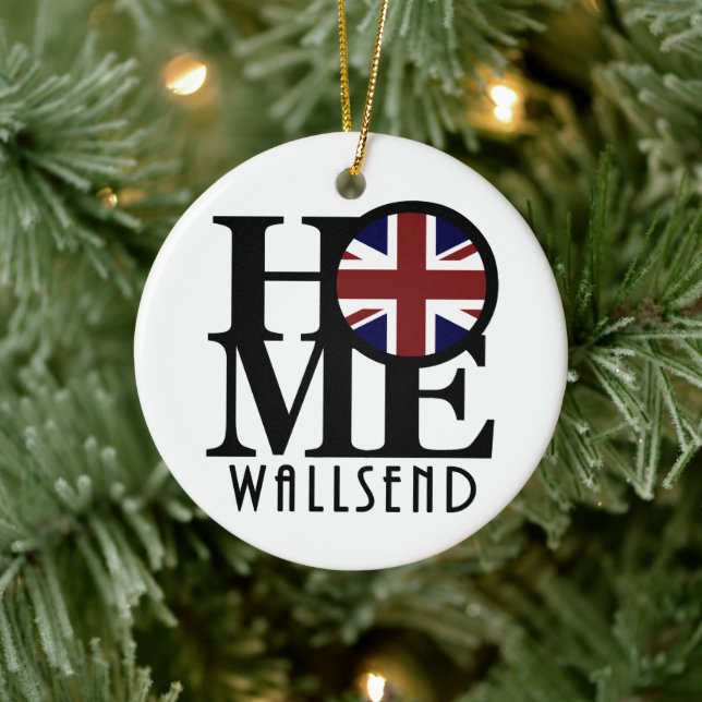 HOME Wallsend England Ceramic Tree Decoration (Tree)