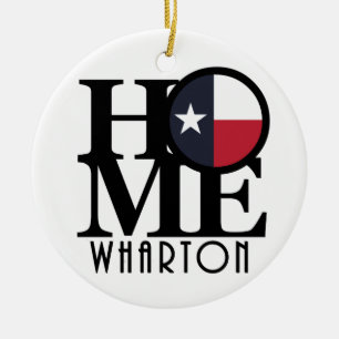 HOME Wharton Texas Ceramic Tree Decoration