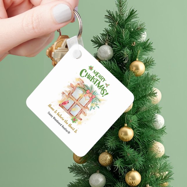 Home Where the Heart Is Realtor Christmas Budget  Key Ring (Creator Uploaded)
