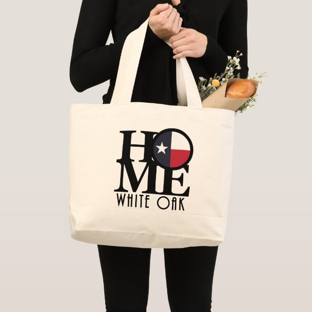 HOME White Oak Texas Large Tote Bag (Front (Product))