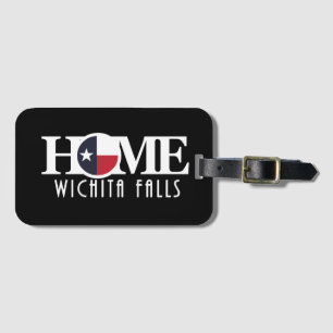 HOME Wichita Falls Texas Luggage Tag