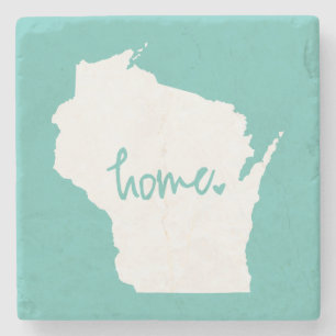 Home Wisconsin Custom Colour Stone Coaster