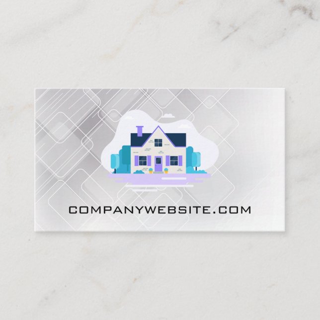 Home with Garden Business Card (Front)