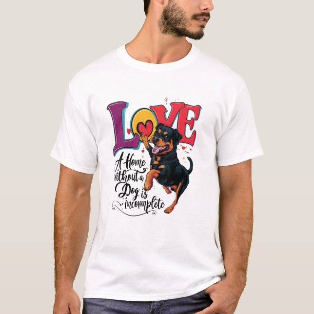 Home Without Dog Incomplete T-Shirt (Front)