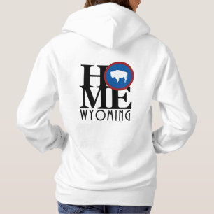 HOME Wyoming (back print)  Hoodie