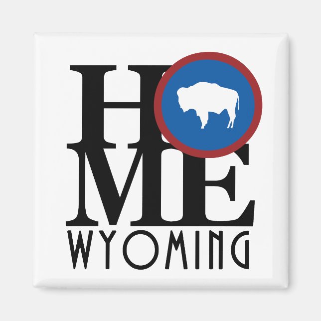 HOME Wyoming Magnet (Front)
